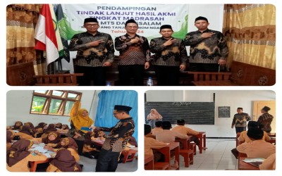 Pendampingan Tindak Lanjut Hasil AKMI tingkat Madrasah